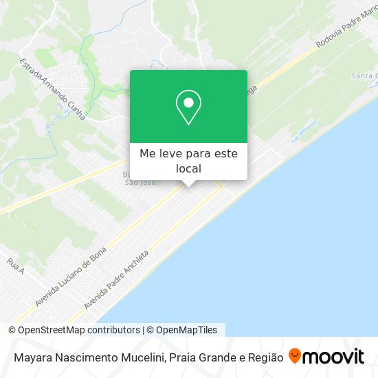 Mayara Nascimento Mucelini mapa