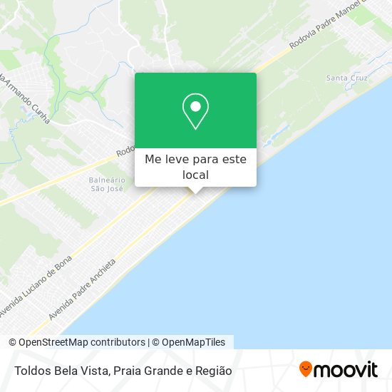 Toldos Bela Vista mapa