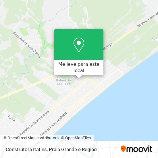 Construtora Itatins mapa