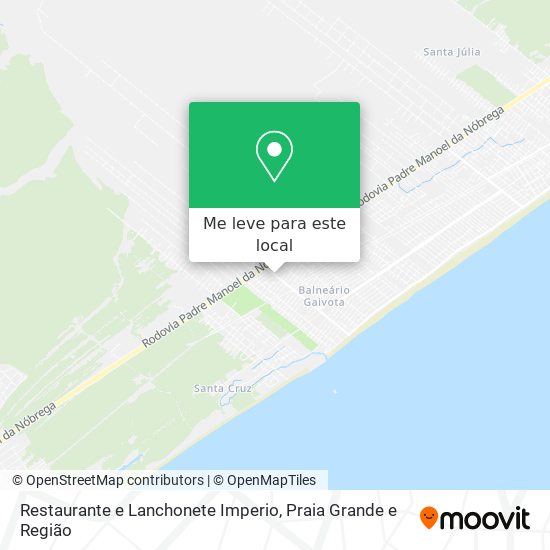 Restaurante e Lanchonete Imperio mapa