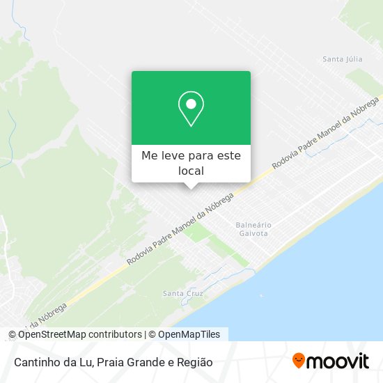 Cantinho da Lu mapa