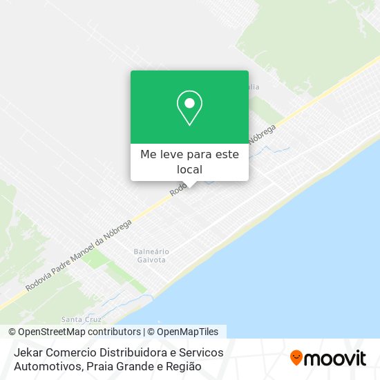 Jekar Comercio Distribuidora e Servicos Automotivos mapa