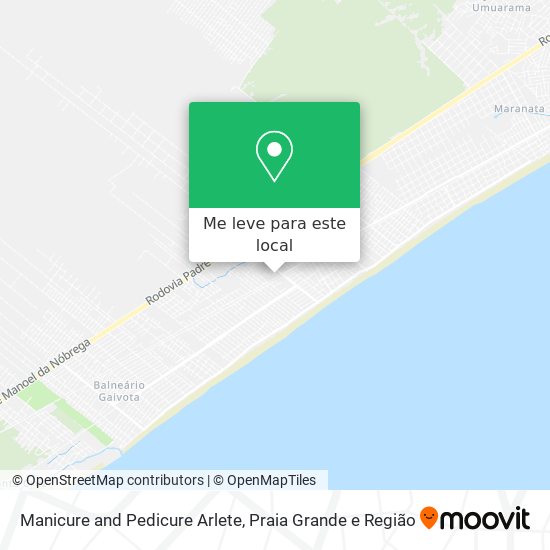 Manicure and Pedicure Arlete mapa