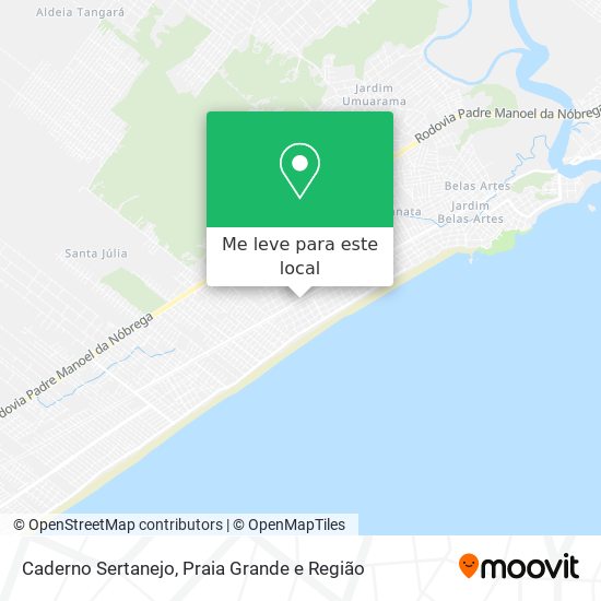 Caderno Sertanejo mapa