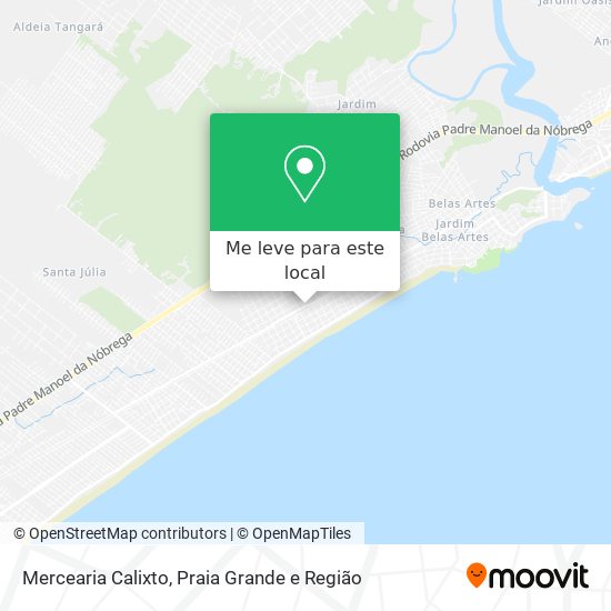 Mercearia Calixto mapa