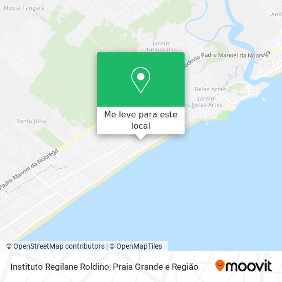 Instituto Regilane Roldino mapa