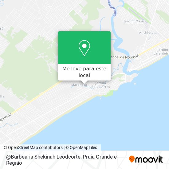 @Barbearia Shekinah Leodcorte mapa