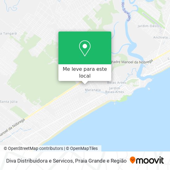 Diva Distribuidora e Servicos mapa