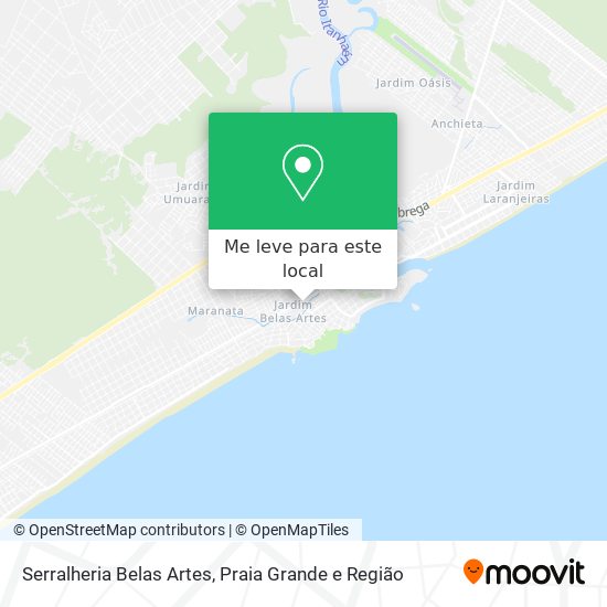 Serralheria Belas Artes mapa
