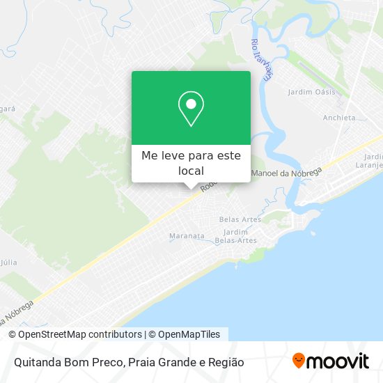 Quitanda Bom Preco mapa
