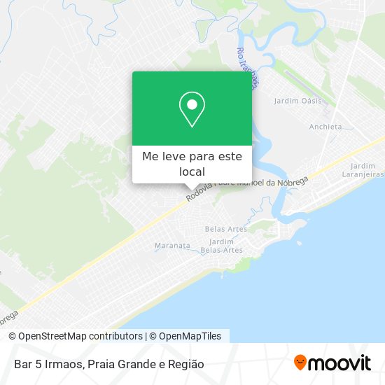Bar 5 Irmaos mapa