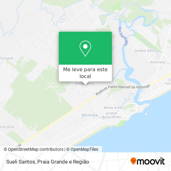 Sueli Santos mapa