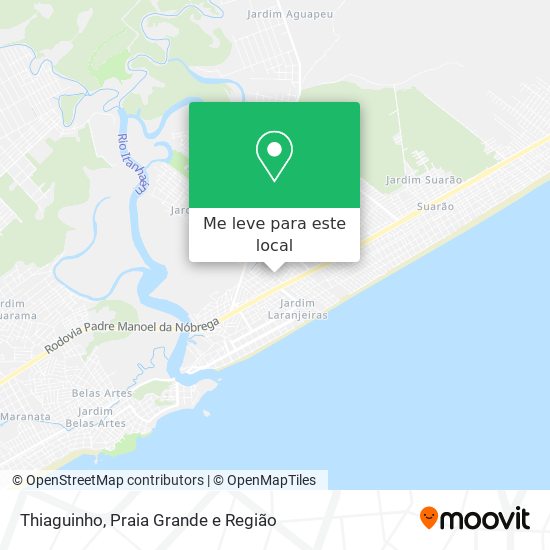 Thiaguinho mapa