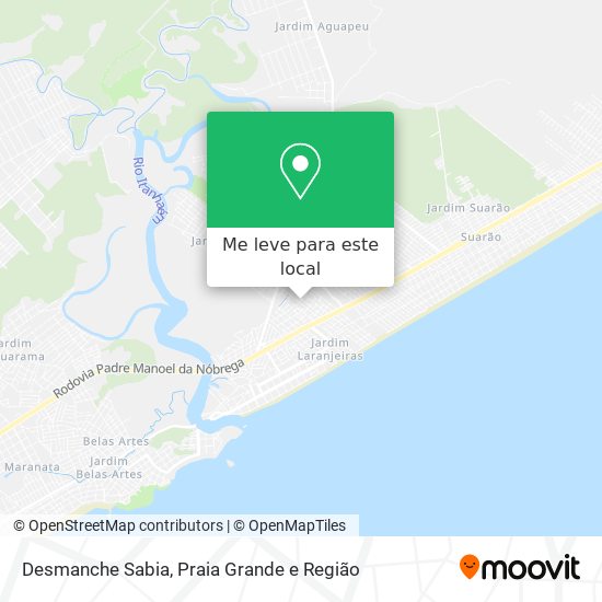 Desmanche Sabia mapa