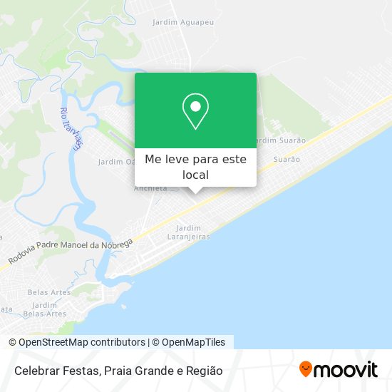 Celebrar Festas mapa