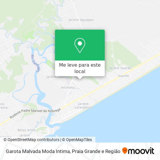 Garota Malvada Moda Intima mapa