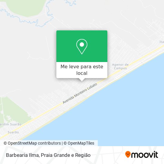 Barbearia Ilma mapa