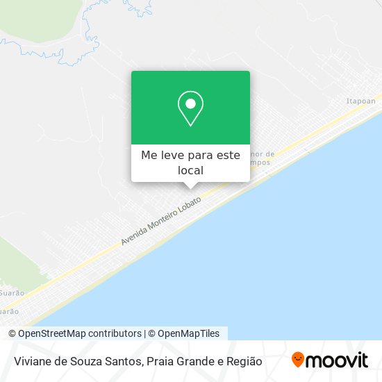 Viviane de Souza Santos mapa