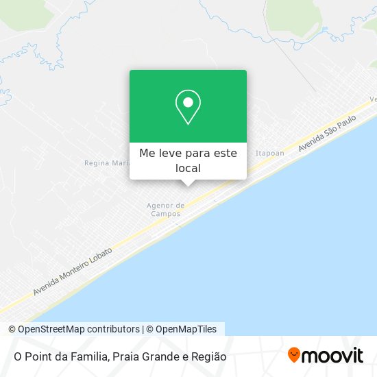 O Point da Familia mapa