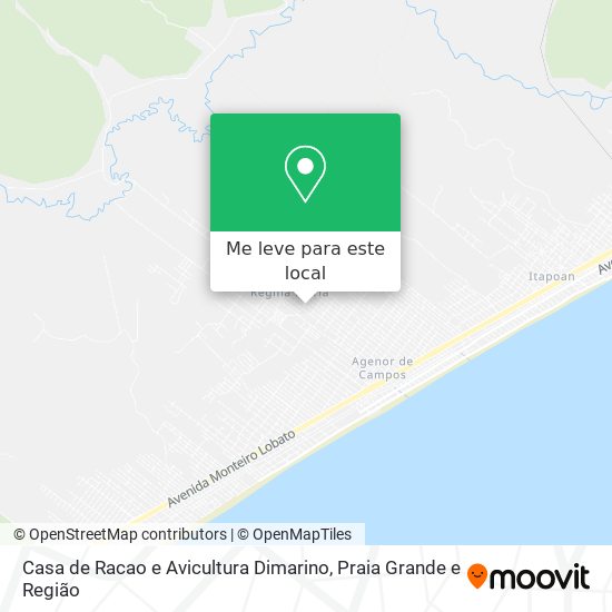 Casa de Racao e Avicultura Dimarino mapa
