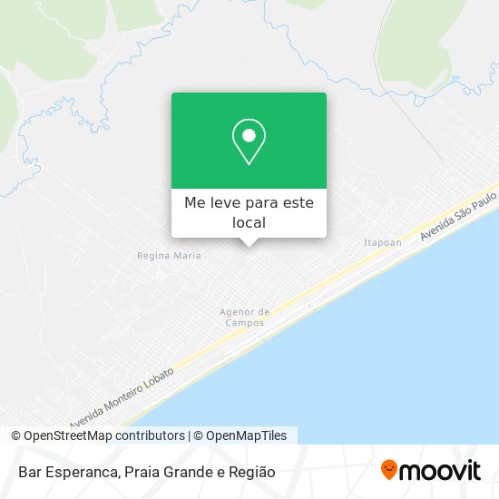 Bar Esperanca mapa
