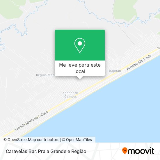 Caravelas Bar mapa
