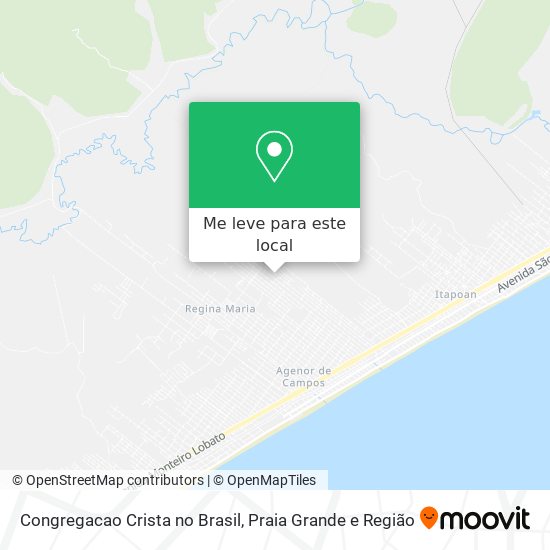 Congregacao Crista no Brasil mapa