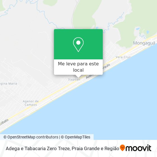 Adega e Tabacaria Zero Treze mapa