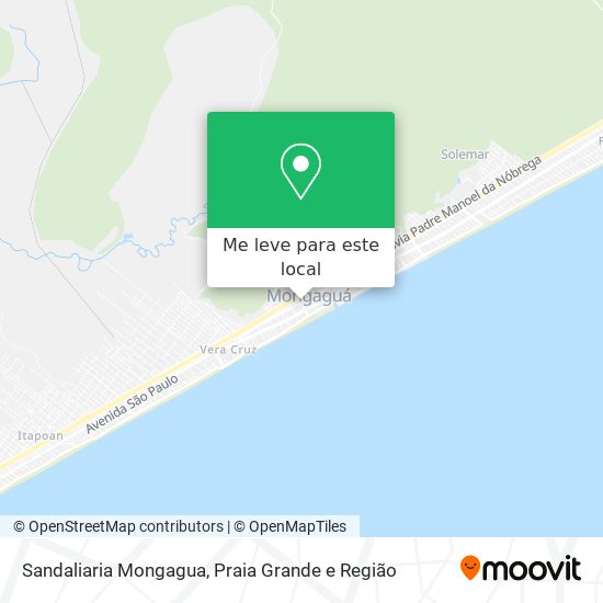 Sandaliaria Mongagua mapa