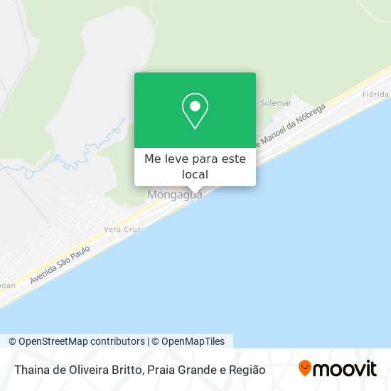 Thaina de Oliveira Britto mapa