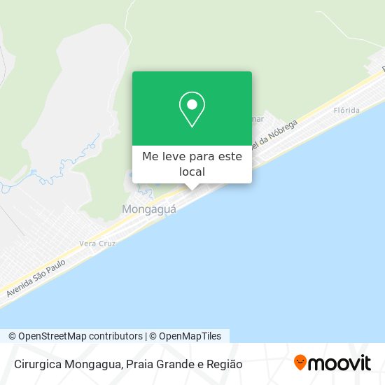 Cirurgica Mongagua mapa