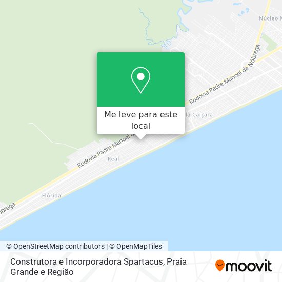 Construtora e Incorporadora Spartacus mapa