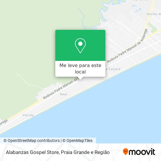 Alabanzas Gospel Store mapa