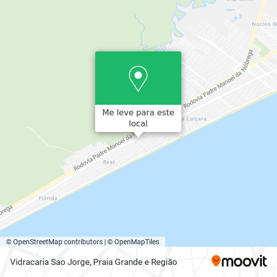 Vidracaria Sao Jorge mapa