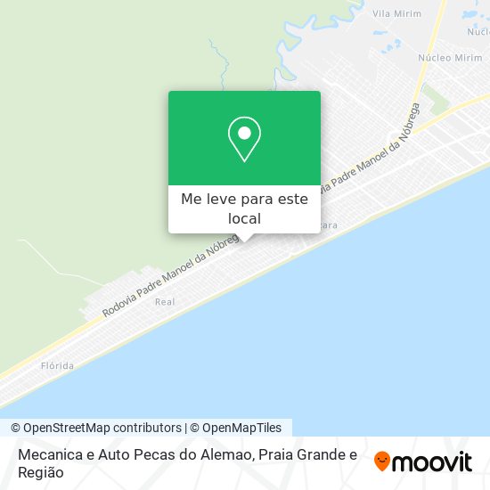 Mecanica e Auto Pecas do Alemao mapa