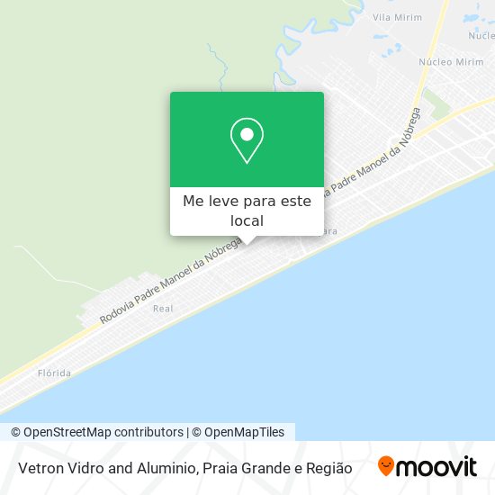 Vetron Vidro and Aluminio mapa