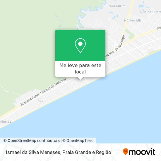 Ismael da Silva Meneses mapa