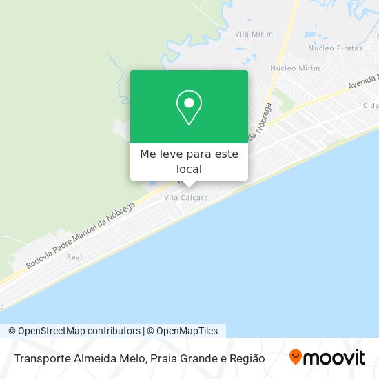 Transporte Almeida Melo mapa