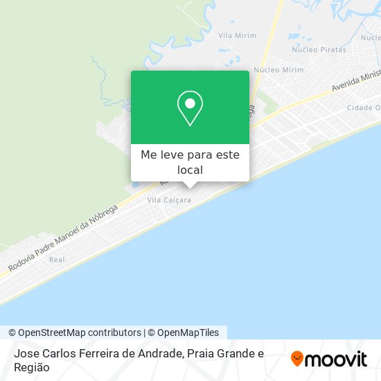 Jose Carlos Ferreira de Andrade mapa