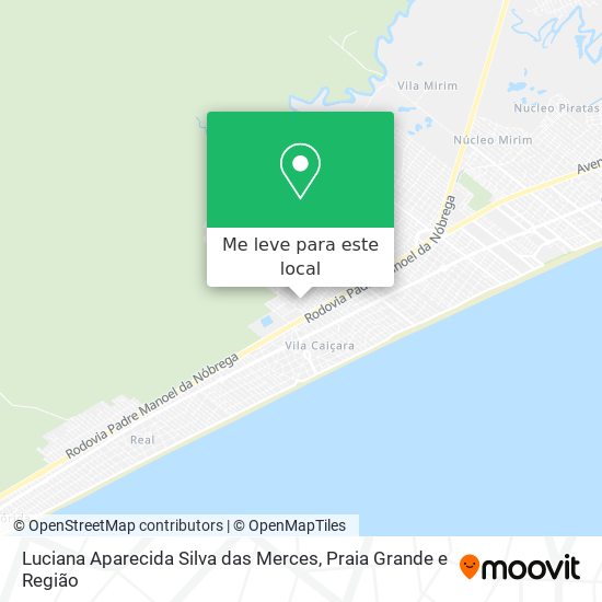 Luciana Aparecida Silva das Merces mapa