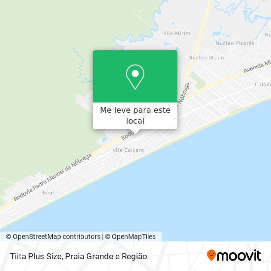 Tiita Plus Size mapa