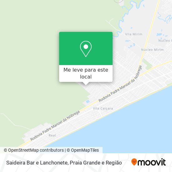 Saideira Bar e Lanchonete mapa