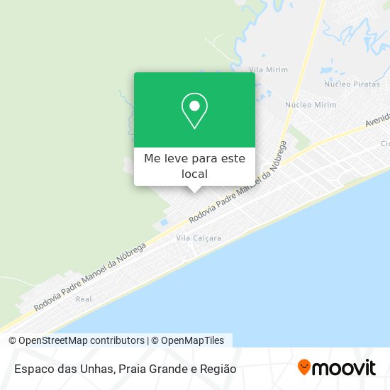 Espaco das Unhas mapa