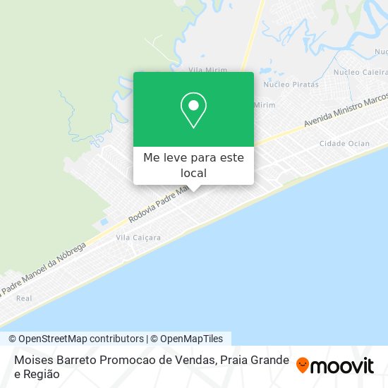 Moises Barreto Promocao de Vendas mapa
