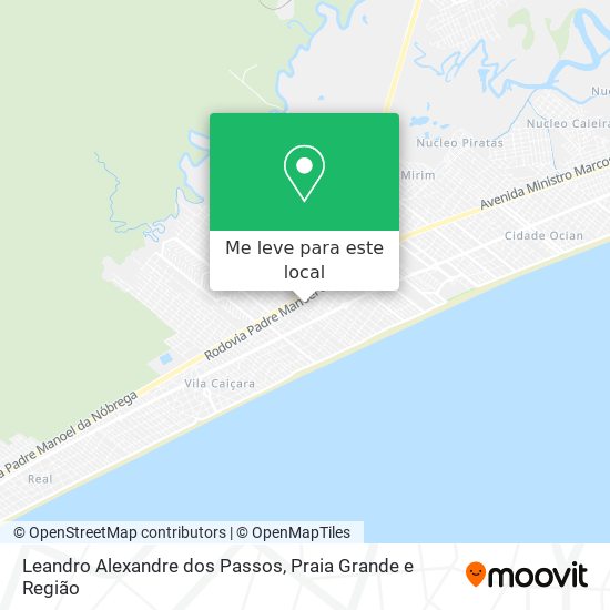 Leandro Alexandre dos Passos mapa