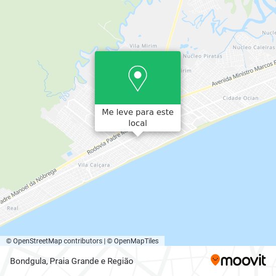 Bondgula mapa