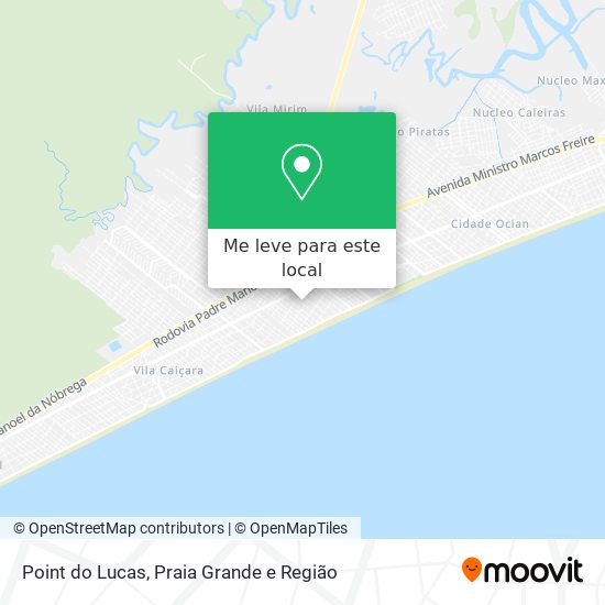 Point do Lucas mapa