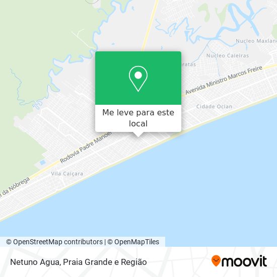 Netuno Agua mapa