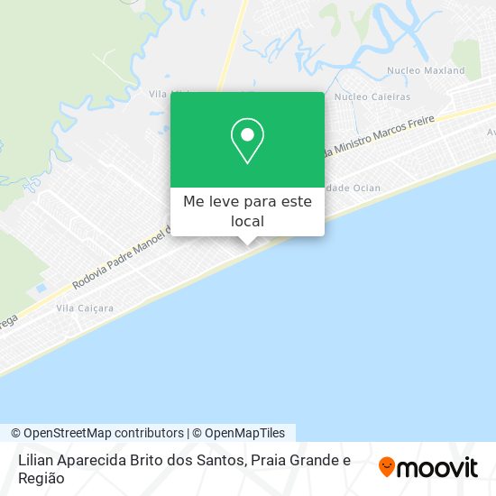 Lilian Aparecida Brito dos Santos mapa