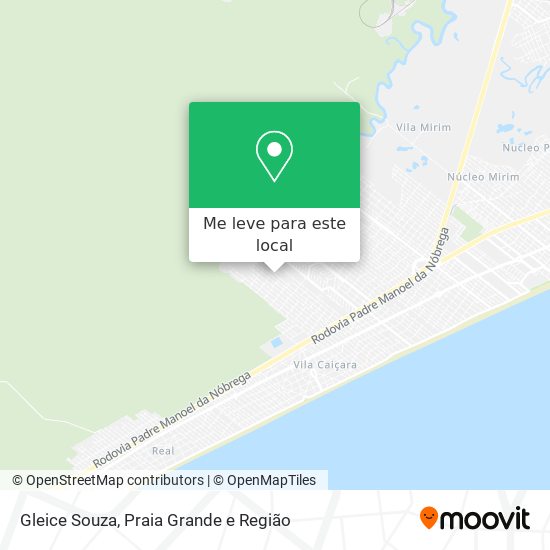 Gleice Souza mapa